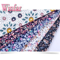 Printed Soft Knit Spandex Spun Polyester Stretch Fabric